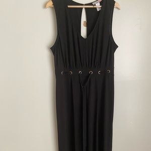 Black V-Neck Jumpsuit Jumpsuit